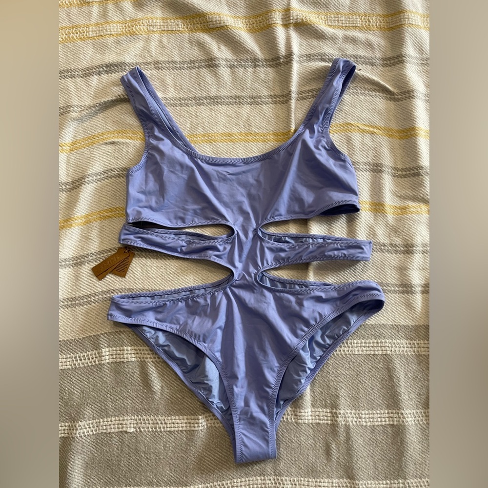 NWT Skims Monoki Periwinkle One Piece Swim Size 2X - Picture 3 of 4